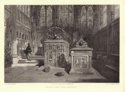 La chapelle Beauchamp, Warwick - George Cattermole